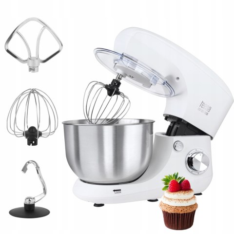 Robot Kuchenny Teesa Easy Cook Single 1400W Biały 5,5L Misa 6 Trybów