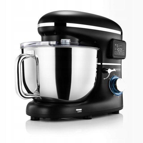 Robot Planetarny Transa Z Funkcją Podgrzewania, Moc 2800W, 6L, Czarny