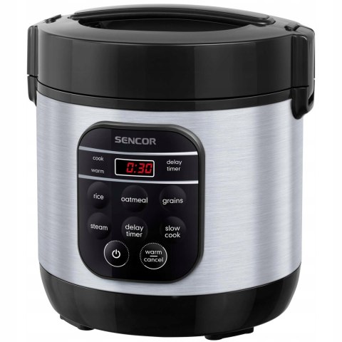 Ryżowar Garnek Sencor Srm0650s 5 Trybów Pracy Regulacja Temperatury Srebrny
