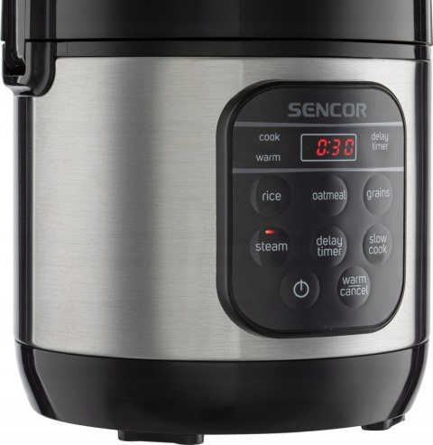Ryżowar Garnek Sencor Srm0650s 5 Trybów Pracy Regulacja Temperatury Srebrny