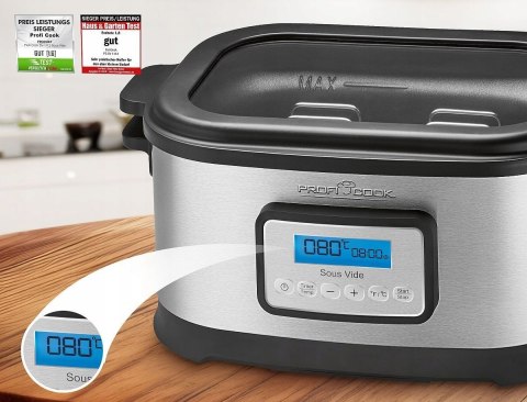 Urządzenie Cyrkulator Do Gotowania Sous Vide Wolnowar Garnek 8,5L 520W