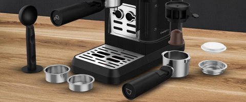 Beko Caffeexperto - Ekspres Do Kawy Ciśnieniowy Kolbowy, 20 Bar, Czarny