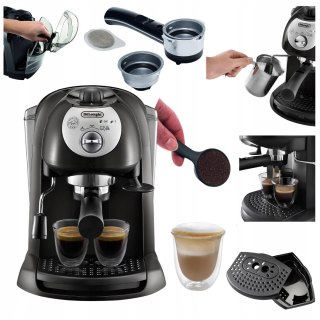 De'Longhi Ec 201Cd.B Ekspres Kolbowy 1100W Czarny - Aromatyczna Kawa