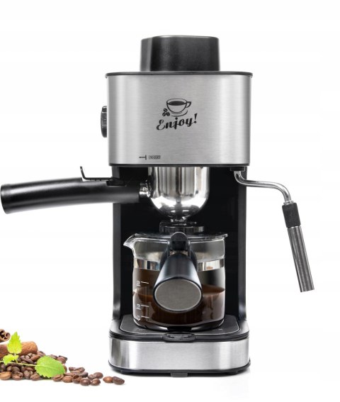 Ekspres Ciśnieniowy Kolbowy First Austria 5 Bar, 800W, 4 Espresso Na Raz
