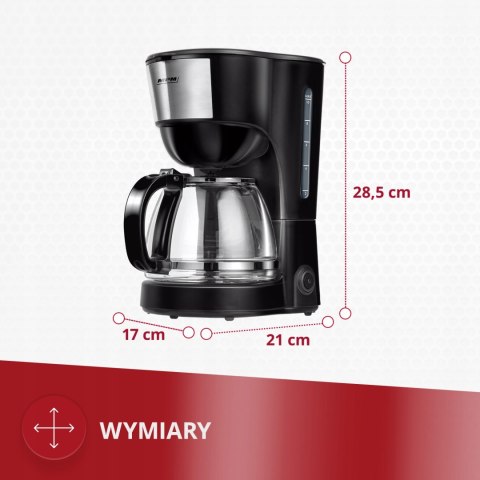 Ekspres Do Kawy Mpm - 1,25L Podtrzymywanie Ciepła, Łatwe Czyszczenie