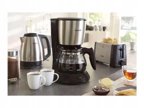 Ekspres Do Kawy Philips, Przelewowy, 1.2L, Czarny, Automatyczne Wyłączanie