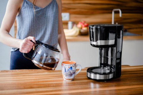 Ekspres Do Kawy Teesa Aroma, 1,5L, 1000W, Szklany Dzbanek - Doskonała Kawa