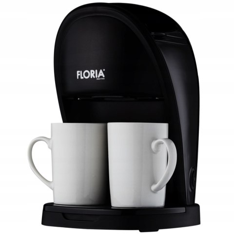 Ekspres Przelewowy Do Kawy Floria 450W Z 2 Kubkami Ceramicznymi 125Ml