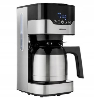 Ekspres Przelewowy Medion 1.2L 900W, Regulacja Aromatu, Termos, 8 Filiżanek
