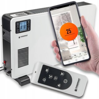 Grzejnik Konwektorowy 2300W Z Wifi, Lcd I Pilotem - Powermat Pm-Gk-3500Dlw