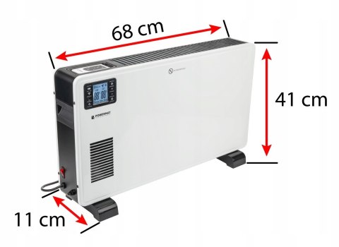 Grzejnik Konwektorowy 2300W Z Wifi, Lcd I Pilotem - Powermat Pm-Gk-3500Dlw