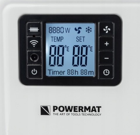 Grzejnik Konwektorowy 2300W Z Wifi, Lcd I Pilotem - Powermat Pm-Gk-3500Dlw