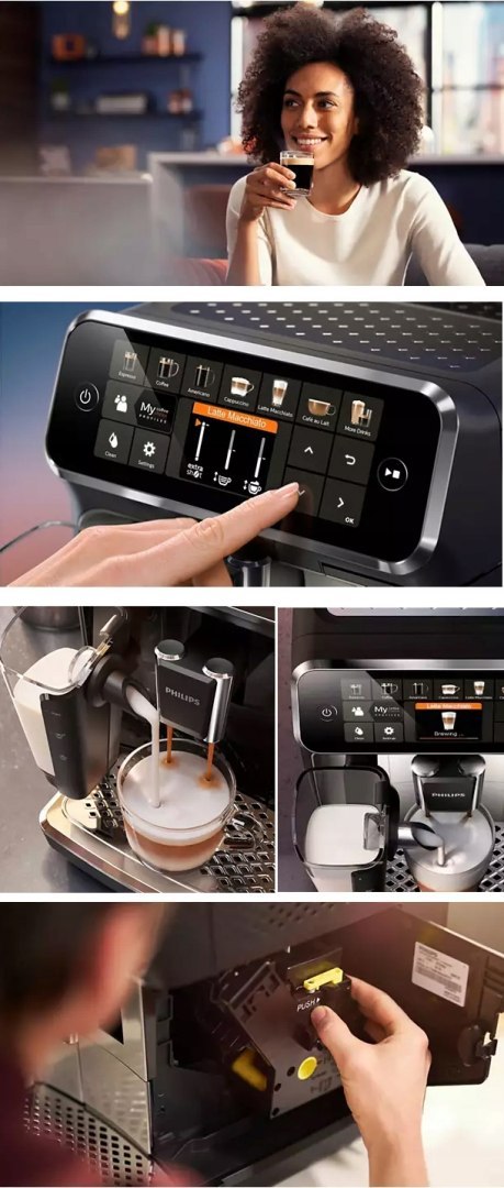 Philips 5400 Lattego Ep5447/90 Ekspres Do Kawy Ze Spieniaczem Aquaclean