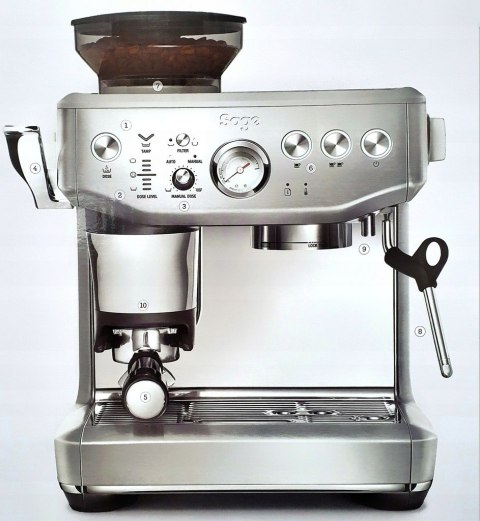 Sage Barista Express Ses876bss - Profesjonalny Ekspres Do Kawy Z Młynkiem