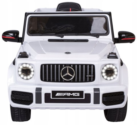 Autko Mercedes G63 Amg Dziecięcy Elektryczny Samochód Na Akumulator Biały