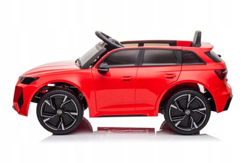 Auto Na Akumulator Audi Rs6 4X4 12V Z Pilotem, Muzyką, Światłami - Czarny