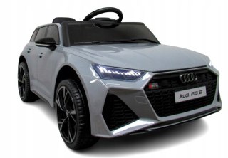 Auto Na Akumulator Audi Rs6 Gt Cabrio Pilot Eva Skóra Muzyka Światła Szary