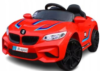 Czerwony Samochód Sportowy Dla Dzieci Cabrio B6r Z Pilotem 2.4G