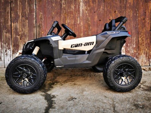 Elektryczne Buggy Terenowe 4X4 24V 800W Z Pilotem, Skórzanym Fotelem Beżowy