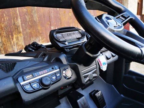 Elektryczne Buggy Terenowe 4X4 24V 800W Z Pilotem, Skórzanym Fotelem Beżowy