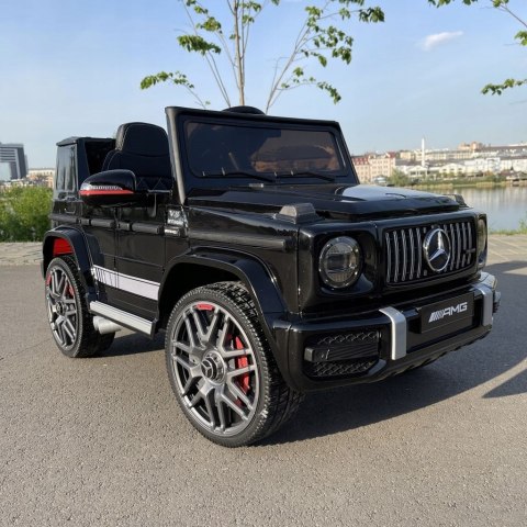 Elektryczny Jeep Mercedes Amg G Klasa 4X4 Czarny Pilot Rc Akumulator 12V Rc