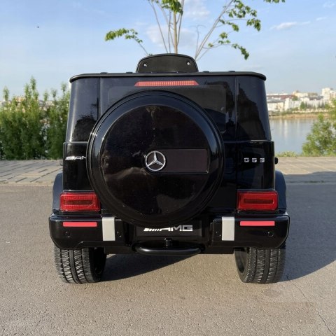 Elektryczny Jeep Mercedes Amg G Klasa 4X4 Czarny Pilot Rc Akumulator 12V Rc