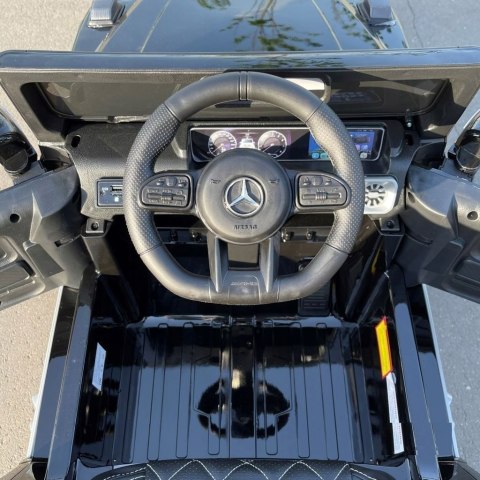 Elektryczny Jeep Mercedes Amg G Klasa 4X4 Czarny Pilot Rc Akumulator 12V Rc