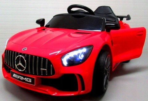 Mercedes Gtr-S Cabrio Dla Dzieci, Akumulator, Pilot, Muzyka, Czerwony