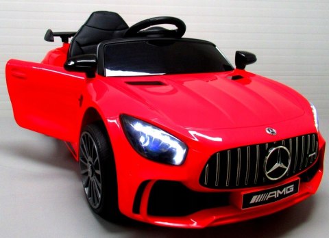 Mercedes Gtr-S Cabrio Dla Dzieci, Akumulator, Pilot, Muzyka, Czerwony
