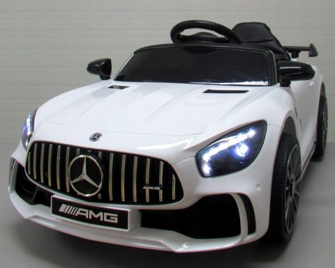 Mercedes Gtr-S Cabrio Dla Dzieci Na Akumulator Z Pilotem 2.4G Biały