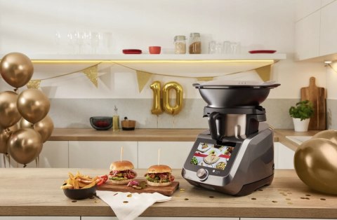 Monsieur Cuisine Smart Tytanowy Robot Kuchenny 10W1 1200W Silvercrest Szary