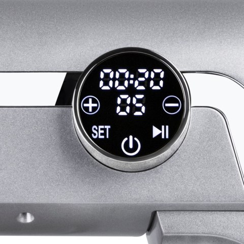 Planetarny Mikser Koch 2800W, 6.2L Misa, 10 Prędkości, Lcd, Srebrny Solidny