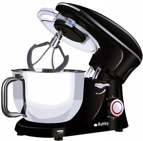 Robot Kuchenny 2200W 6,2L Misa Stalowa 6 Biegów, Wielofunkcyjny, Wydajny