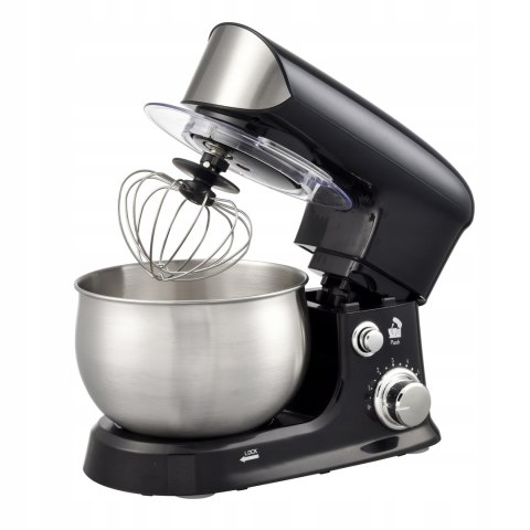 Robot Kuchenny Adler, 700W - Mocny 6 Prędkości, 3L, Czarny, Ruch Planetarny