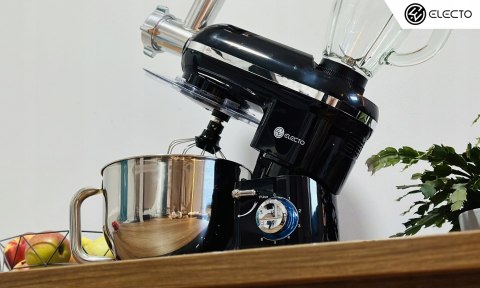 Robot Kuchenny Electo 3000W 4W1: Mikser, Blender, Maszynka, Duża Misa 6,2L