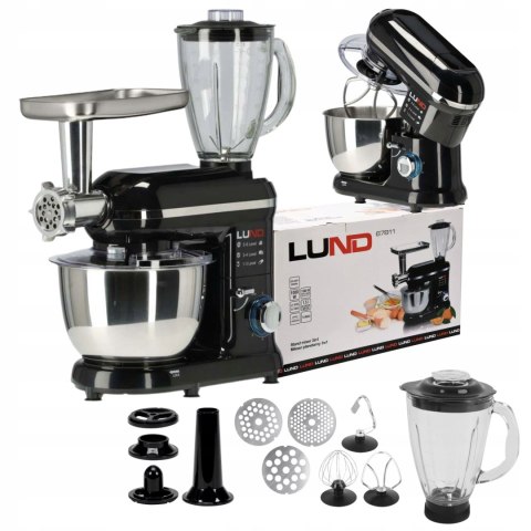 Robot Kuchenny Mikser Planetarny 3W1 1000W 6 Biegów Blender Maszynka 4.5L