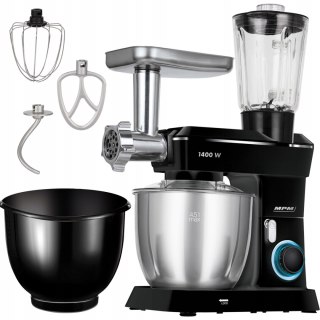 Robot Kuchenny Mpm Mrk-24 3W1 1400W Z 10 Prędkościami I Akcesoriami