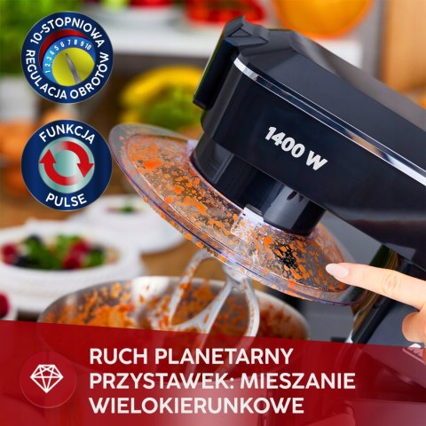 Robot Kuchenny Mpm Mrk-24 3W1 1400W Z 10 Prędkościami I Akcesoriami