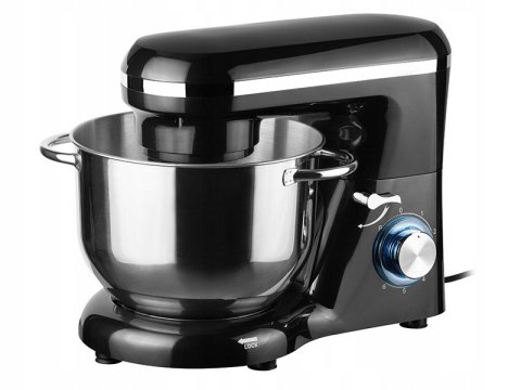 Robot Kuchenny Planetarny 1400W, Misa 6,2L, 6 Poziomów Mocy, Emavo Czarny