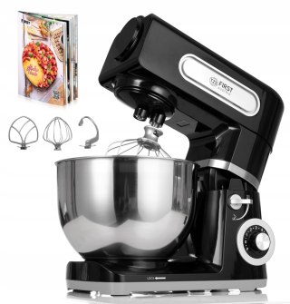 Robot Kuchenny Planetarny 1500W 6L Stal Nierdzewna 3 Mieszadła Retro Design