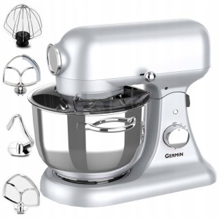 Robot Kuchenny Planetarny 2500W, Metalowy, Misa 5.5L, 4 Mieszadła, Solidny