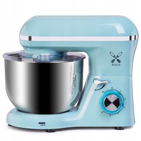 Robot Kuchenny Planetarny Koch 2200 W, 6.2L, Led, 6 Prędkości, Niebieski