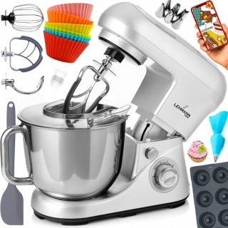 Robot Kuchenny Planetarny Lehmann 2200W Misa 5L Wielofunkcyjny, 3 Mieszadła