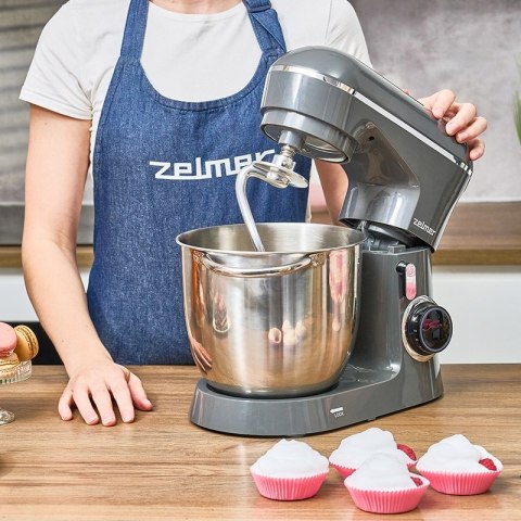 Robot Kuchenny Planetarny Zelmer Mikser Wielofunkcyjny 3 Mieszadła 5L 1300W