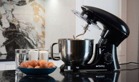 Robot Planetarny Kuchenny Ruhhy 2200W, 6,2L, 6 Prędkości, Czarny