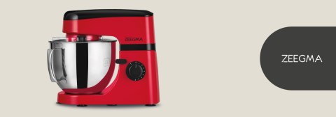 Robot Planetarny Zeegma Planeet Mix 5L 1800W Z Dotykowym Panelem Czerwony