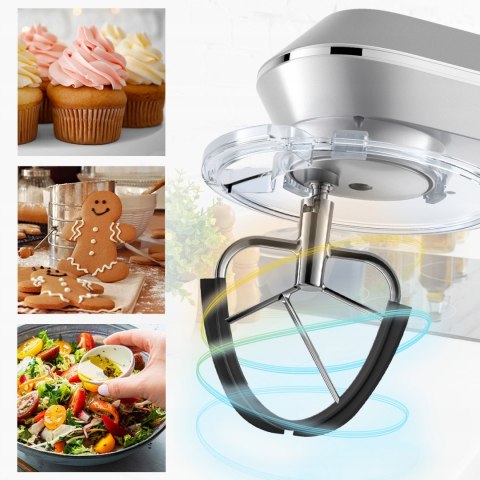 Wielofunkcyjny Robot Kuchenny Maltec 6,5L 2200W Z 3 Końcówkami