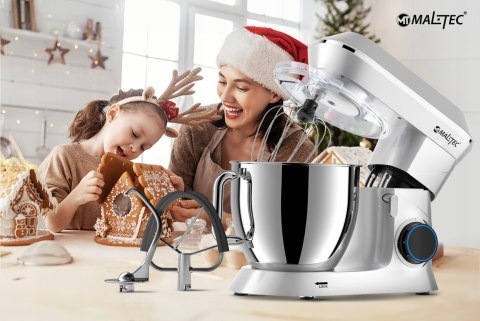 Wielofunkcyjny Robot Kuchenny Maltec 6,5L 2200W Z 3 Końcówkami