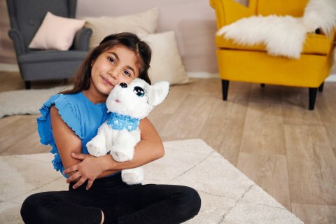 Chi Chi Love Interaktywny Piesek Husky 30Cm, 12 Komend, Dźwięki, 3+ Szary