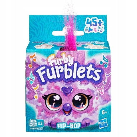 Furby Furblets Hip-Bop Interaktywna Maskotka Z Klipsem Mówi Po Furbijsku
